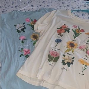 Flower shirts
